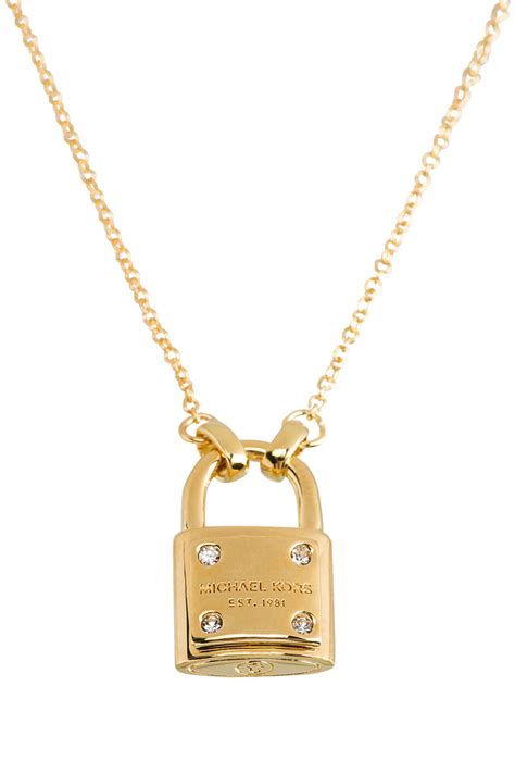 michael kors kette schloss steine|Michael Kors Ketten ️ online kaufen .